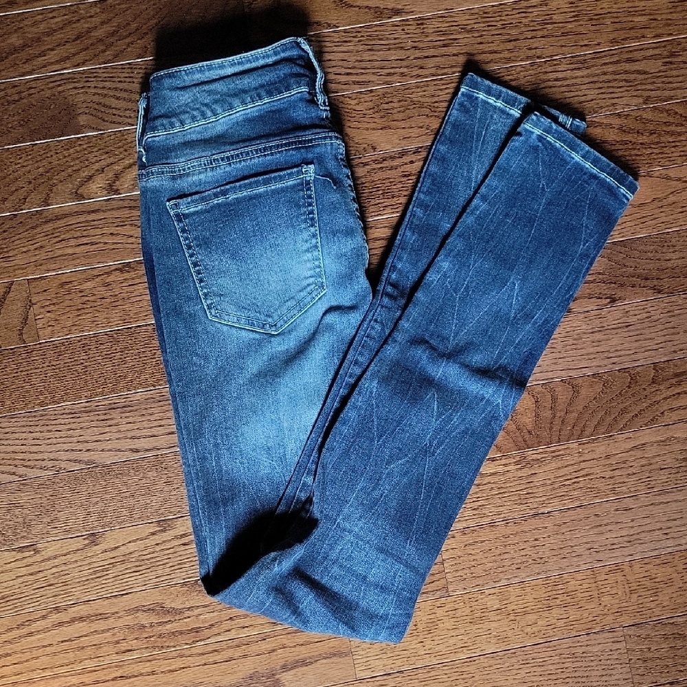 Maurices Dark Blue Skinny Jeans
